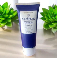 Earth To Skin Super Fruits Blueberry Brightening Exfoliating Cleanser 5 oz/147mL
