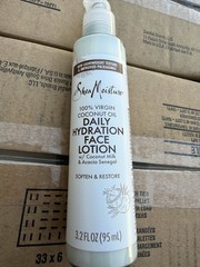 SheaMoisture 100% Virgin Coconut Oil Daily Hydration Face Lotion 3.2 Oz 9 pack