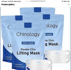 14 Chinology Double Chin Lifting Masks Jawline Firming Face Neck NEW SEALED