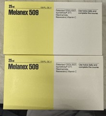 2X Melanex 509 Niacinamide Resveratrol Vitamin C 25 ml / .8 oz – New in Box!