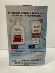 Olay Facial Cleansing Kit – Clarifying Daily Facial Cleanser & Detoxifying Pore
