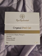Raw Radiantia Crystal Peel Gel New Skin Care Day Cream