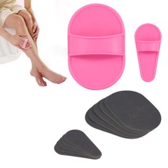 Exfoliating Hair Removal Pad Kit New Portable Body Depilation Depilatory Sanding