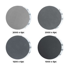 6 inch Sanding Discs Hook and Loop 24 Pcs, 1000 1500 2000 3000 Grit Wet Dry S…