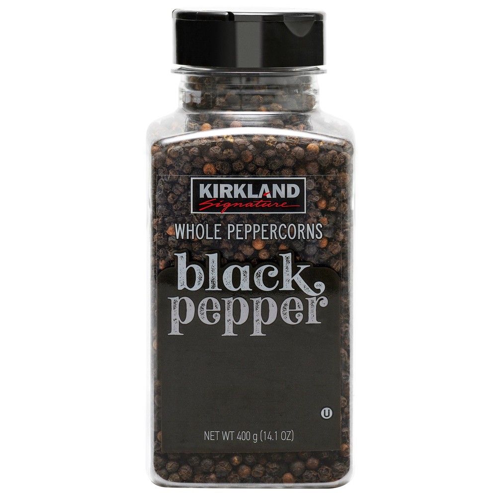 Kirkland Signature, Whole Black Peppercorn, 14.1 oz