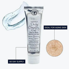ADONIA ORGANICS Daily Cleansing Gel Face & Neck 3 oz.