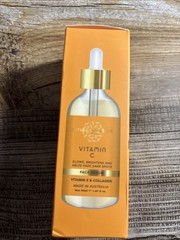 New Natural Infusion Face Serum Vitamin C Collagen Brightens Glows Hydration