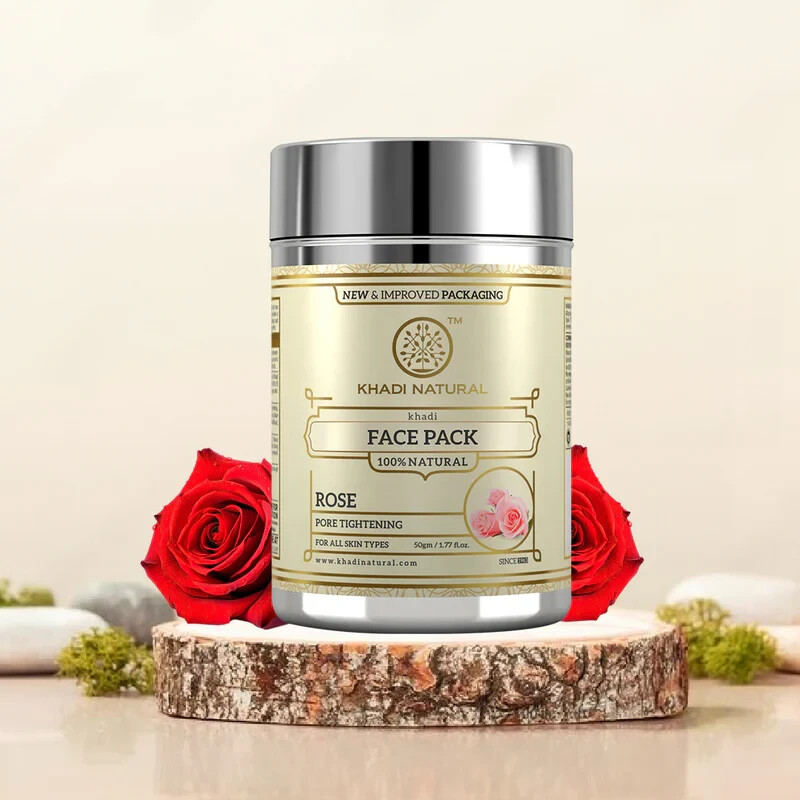 Khadi Natural Rose Herbal Face Mask 50 Gram