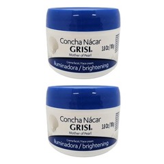 Grisi Concha Nacar Brightenin Cream. Brightens & Moisturizes. 3.8 oz. Pack of 2