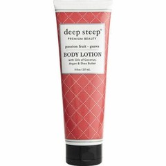 Deep Steep Body Lotion Passion Fruit-Guava, with Oils of Coconut, Argan & Shea