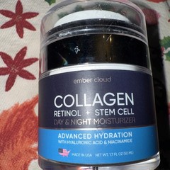Secret Collagen Age Defying Grape Stem Cell Lifting Facial & Neck Cream, New NIB