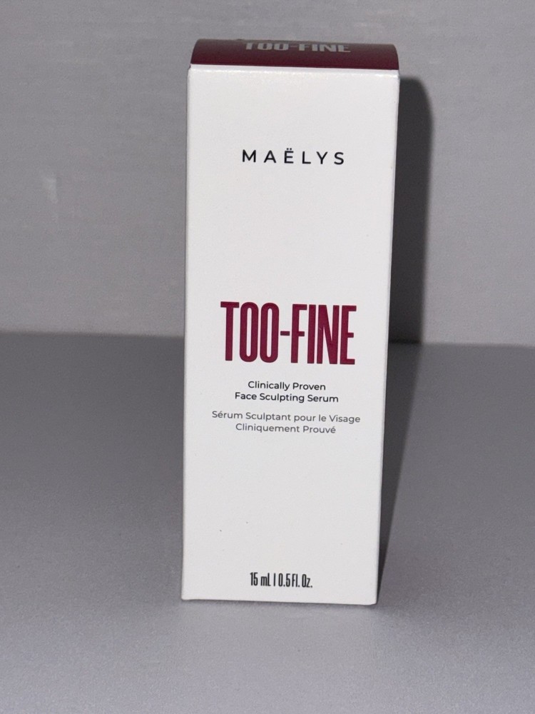 Maelys TOO-FINE Clinically Proven Face Sculpting Serum 0.5 oz