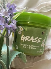 Lush Grass Body Scrub Kitchen