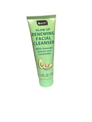 B.pure Glow Up Renewing Facial Cleanser Avocado Extract Ceramides 4 fl oz 2Pk