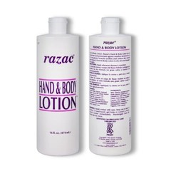 NEW Unopened RAZAC Hand & Body Lotion Pack Of 2 (16oz Each)