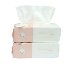 Extra Thick Facial Cotton Tissue Dry Wipes, 100% Cotton 2 Pack