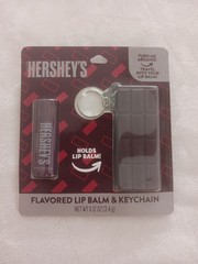Hershey’s Milk Chocolate Flavored Lip Balm & Keychain Holder 2 Pc Set BRAND NEW