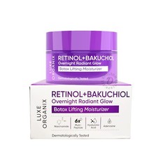 LUXE ORGANIX Retinol + Bakuchiol Overnight Lifting Moisturizer 50g
