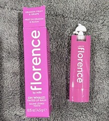 Florence by Mills Oh Whale Tinted Lip Balm 0.15 Oz. Shade Dragon Fruit & Grape