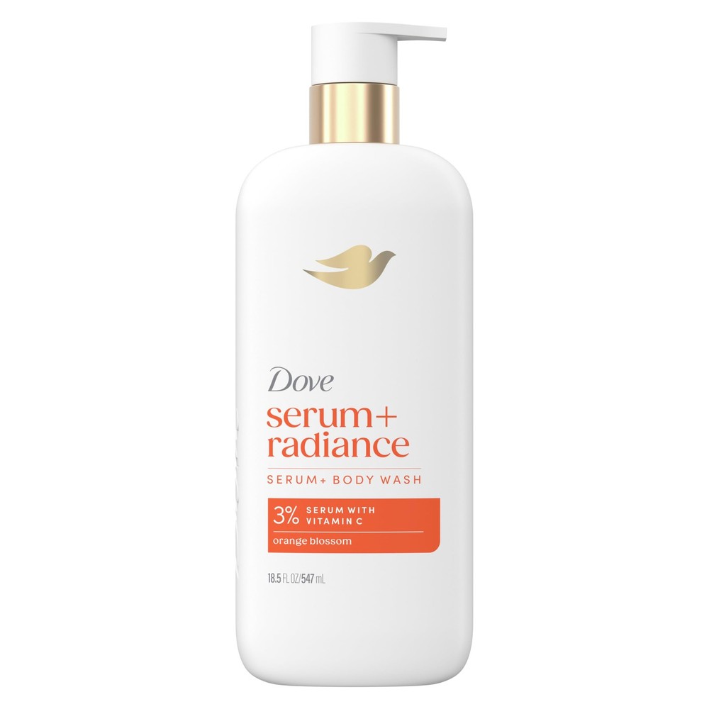 Dove Exfoliating Body Wash Glow Recharge 18.5 Fl Oz (Pack of 1), White
