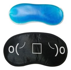 Cool Unisex Therapeutic Cold / Warm Sleeping / Travel Eye Mask Gel Pack