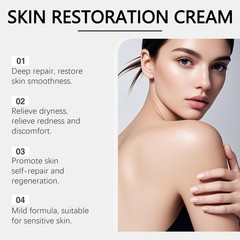 1-3 PACK Biotin 10-in-1 Skin Restoration Cream Natural Collagen Lifting Serum