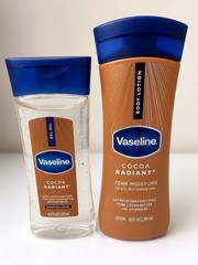 Vaseline Cocoa Radiant Hydrating Body Lotion & Gel Oil Cocoa Set 10oz/6.8