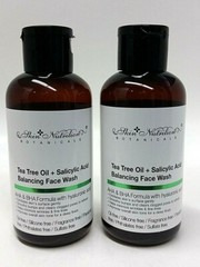 3x Skin Nutrition Botanicals Tea Tree Oil + Salicylic Acid Balancing Face Wash