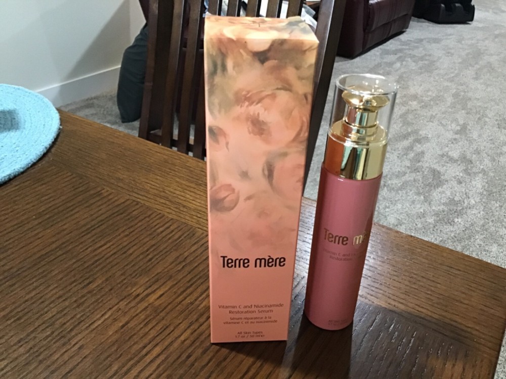 TERRE MERE ROSEHIP AND NIACINAMIDE LIFTING FLUID 1.7 OZ GLASS BOTTLE NEW!