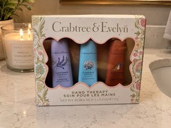 Crabtree & Evelyn Hand Cream Gift Set 3x 0.9oz Mini Lavender La Source Gardeners