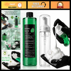 Ultra Concentrated Green Soap Kit 16.9oz + 7oz Foam – Vegan Tattoo Skin Cleanser