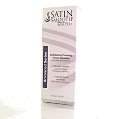 SATIN SMOOTH EXFOLIATING FOAMING CLEANSER 5oz