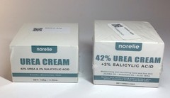 Urea Cream 42% Urea & 2% Salicyclic Acid For Thick, Cracked Skin-2-3.53oz Each
