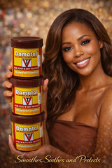 3pcs Damatol Medicated Hair, Scalp & Skin Cream 110g x3