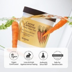 SKINFOOD Carrot Carotene Calming Water Toner Pads, Korean Skin Care Toner…