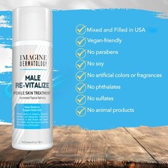 Male Re-vitalize Penile Health Cream Revitalize Soothe Protect Chaffed Skin