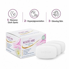 Kozicare Kojic Acid & Glutathione Soap For Glowing Skin – Pack of 3 USA