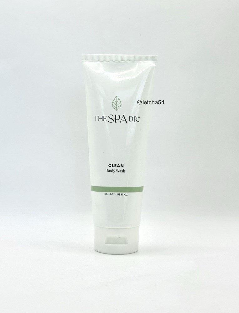 THE SPA DR Clean Body Wash (4 Fl. Oz / 118 ml) Organic Tube Sealed