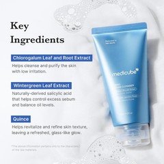 Facial Cleanser Zero Foam Cleanser for Pores Excess Oil Control Korean Skincare