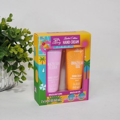 SPA Luxury Limited Edition Hand Cream Brazilian Flora & Brazilian Sol Set ~ New