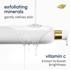 Dove Exfoliating Body Wash Glow Recharge 18.5 Fl Oz (Pack of 1), White
