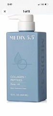 (2-Pk) MEDIX 5.5 COLLAGEN + PEPTIDES AGE Plump + Lift BODY TREATMENT CREAM 444ml