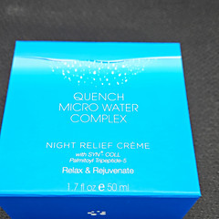 Quench Micro Water Complex Night Cream Palmitoyl Tripeptide-5 1.7 fl oz