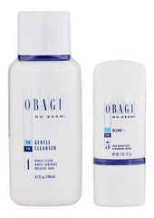 Obagi Nu-Derm Gentle Cleanser 6.7 oz & Blend Fx 2 oz. Skin Care System