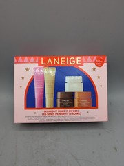 Laneige Midnight Minis 5 Piece Set Lip Mask & Balm Eggnog Vanilla Caramel *READ*