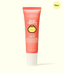 Sun Bum Sunset Cove Lip Balm SPF 30 Moisturizing Tinted Coral Pink Sunscreen