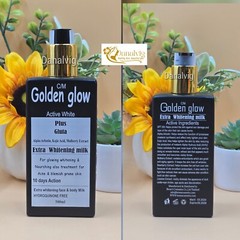 Golden Glow ACTIVE WHITE + GLUTA Body Milk 500ml Lotion Intensive Extra Whitenin