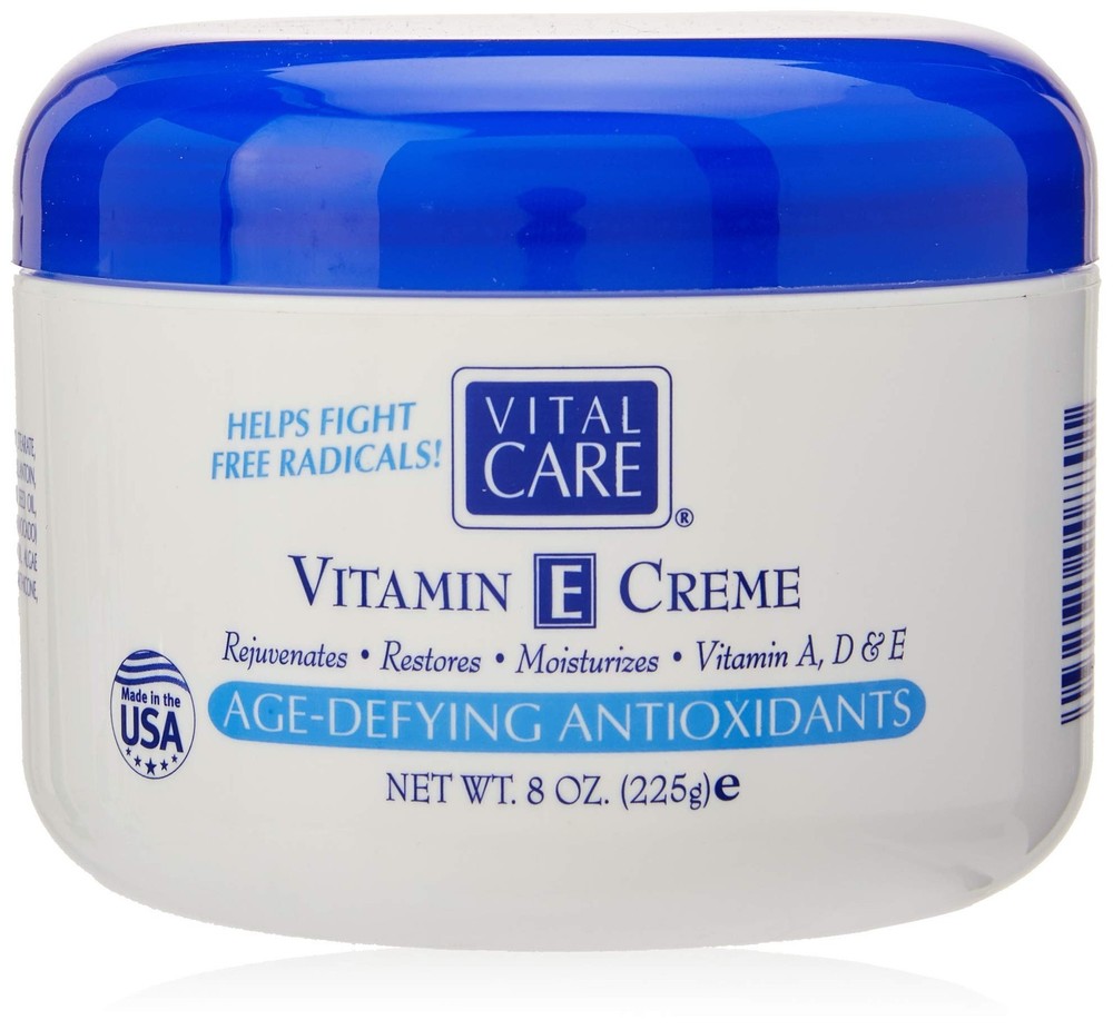Vital Care Vitamin E Crème, (8 Fl. Oz), A Complete Skin 8 Fl Oz (Pack of 1)