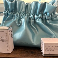 Chantecaille Limited Edition Introductory Set with Blue Pouch: Bio lifting Cream