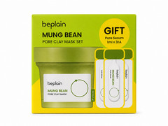 beplain Mung Bean Pore Clay Mask Set 120ml + Pore Serum Gift Korean Skincare
